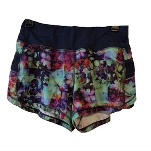 Athleta Womens Size XS Multi Color Print Athletic Shorts